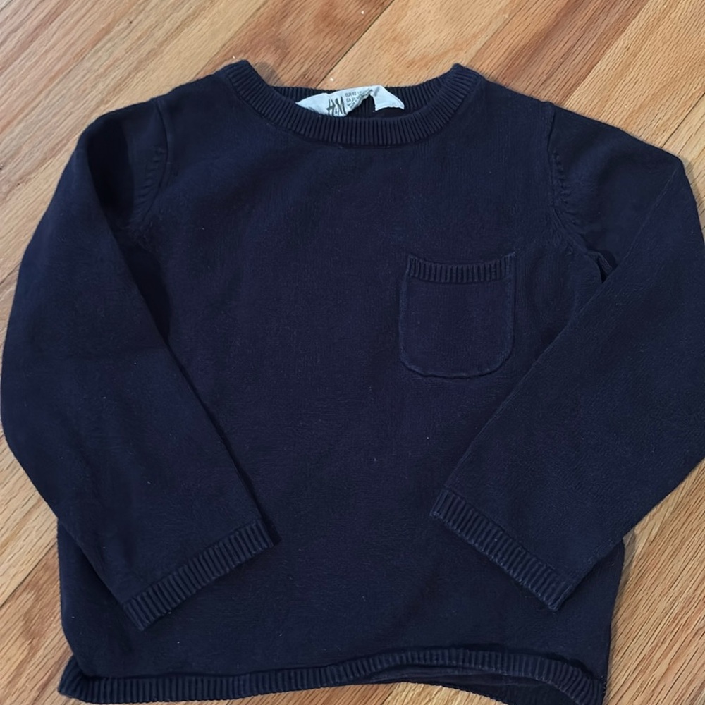 H&M navy sweater kids 1 ½-2Y